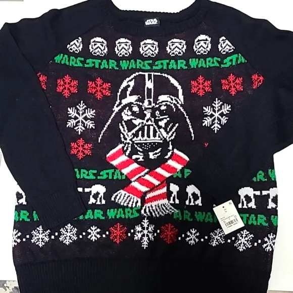 Star Wars Christmas Sweater NWT Ugly Christmas Sweater - Picture 8 of 12
